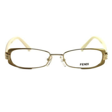 Fendi Women's Eyeglasses F943 714 Gold/Beige 49 16 135 Full Rim Oval