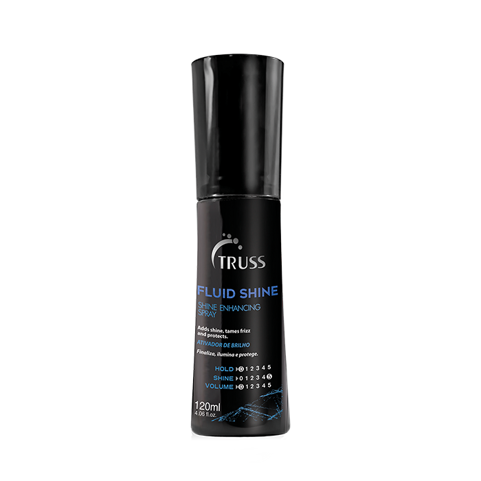 Truss Fluid Shine Spray - Hair Shine Spray Brightens Hair, Increases Hydration, Prevents Split Ends - Frizz Control Formula for Anti-Frizz and Anti Humidity