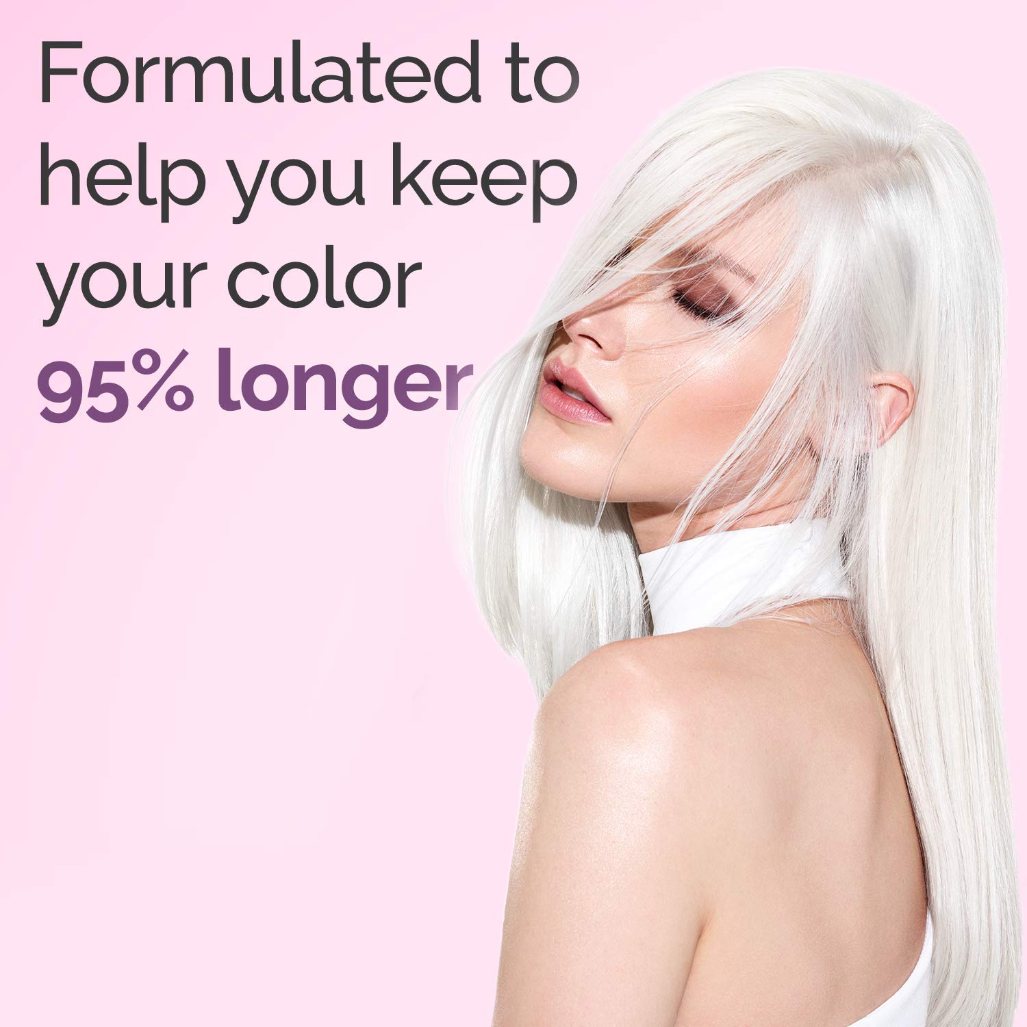 Framesi Color Lover Dynamic Blonde Conditioner, Purple Conditioner, Sulfate Free Conditioner, Color Treated Hair 16.9 Oz