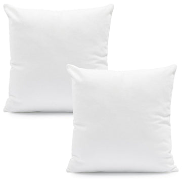 Hannah Linen Hypoallergenic Throw Pillows - White