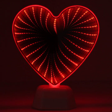 Hearth and Haven Laser Night Light Desktop Decorative Infinity Mirror