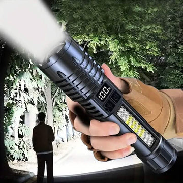High Lumens Rechargeable LED Flashlights with Built In Battery
