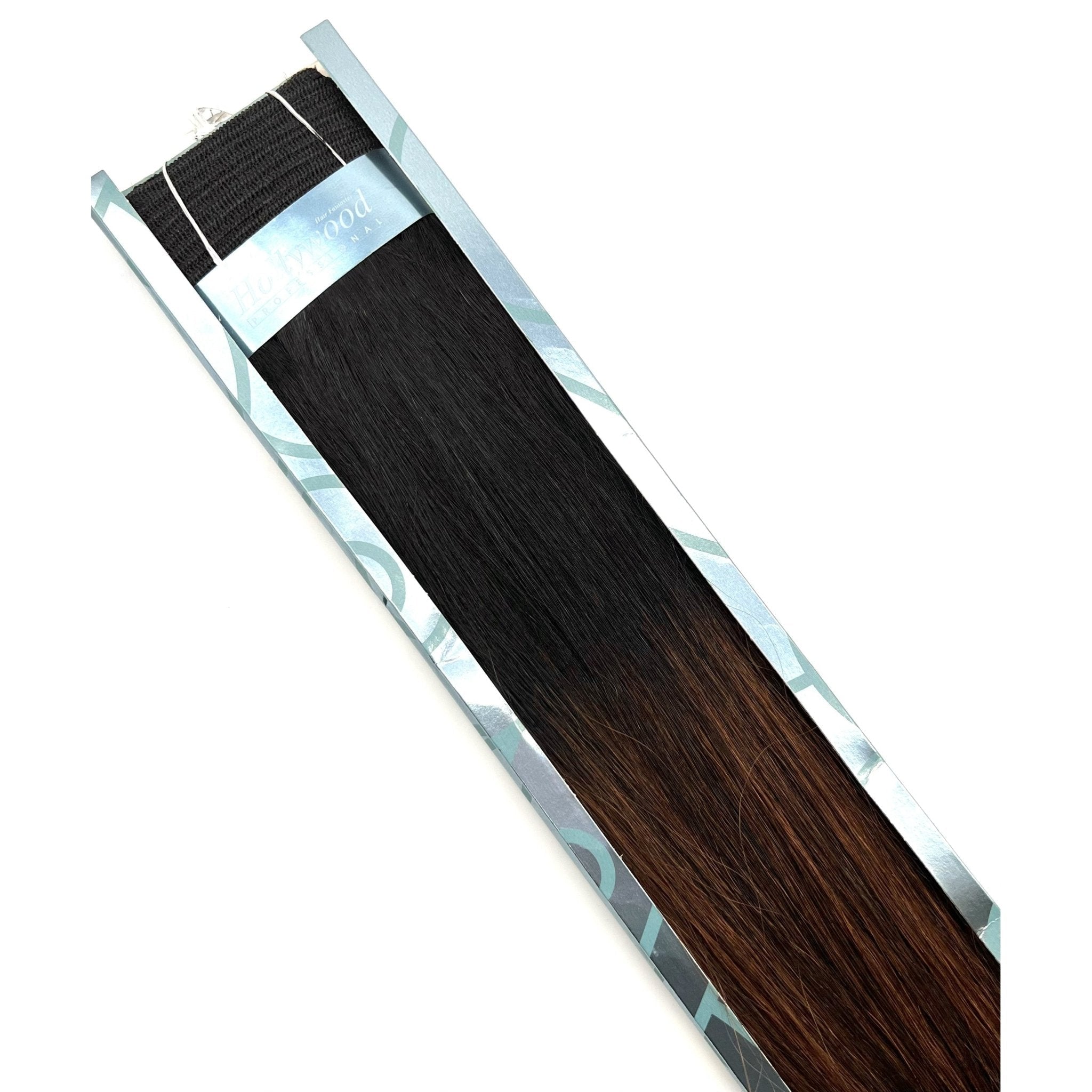 Hollywood 100% Human Hair  Pro Silky Weavings 12''