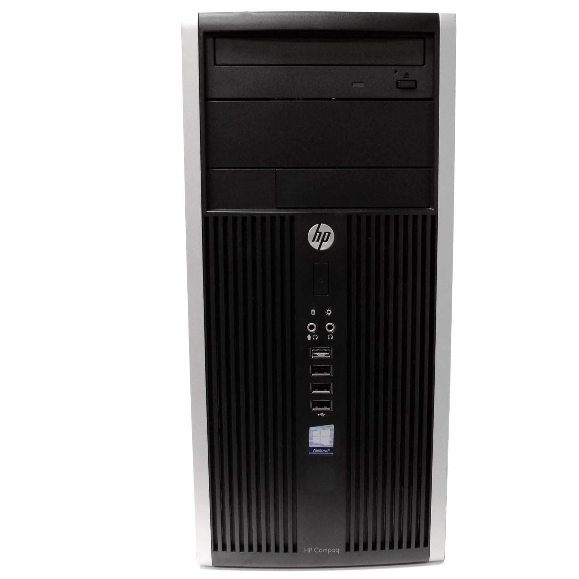 HP 6200 Intel Core i5 8GB RAM 500GB HDD Windows 10 Home WiFi Tower PC (Refurbished)