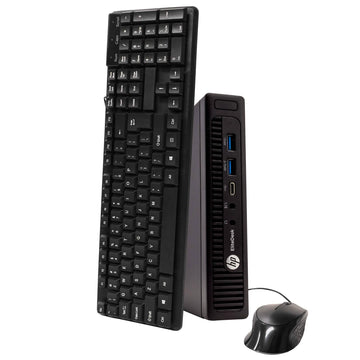 HP EliteDesk 800G14 Tiny Form Factor Computer PC - Windows 10 Professional 64 bit (Refurbished)