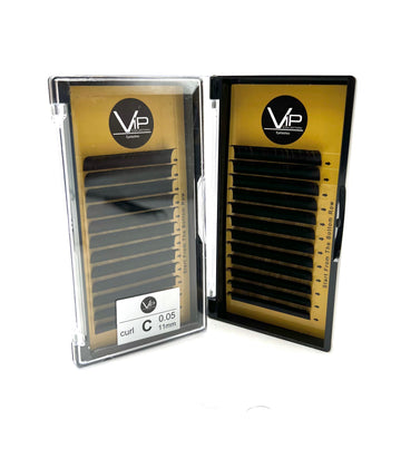 VIP Extensions Faux Mink Lashes 12 Lines C.05 Length 18mm