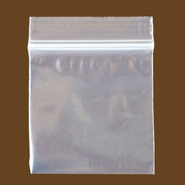3"x3" Zip Lock Clear Poly Recloseable Plastic Baggies, 2 Mil. 100 Count