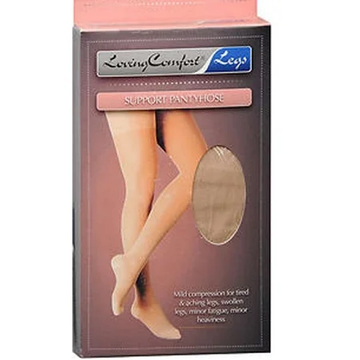 Loving Comfort Support Pantyhose 20-30mmHg (Beige) X-Tall