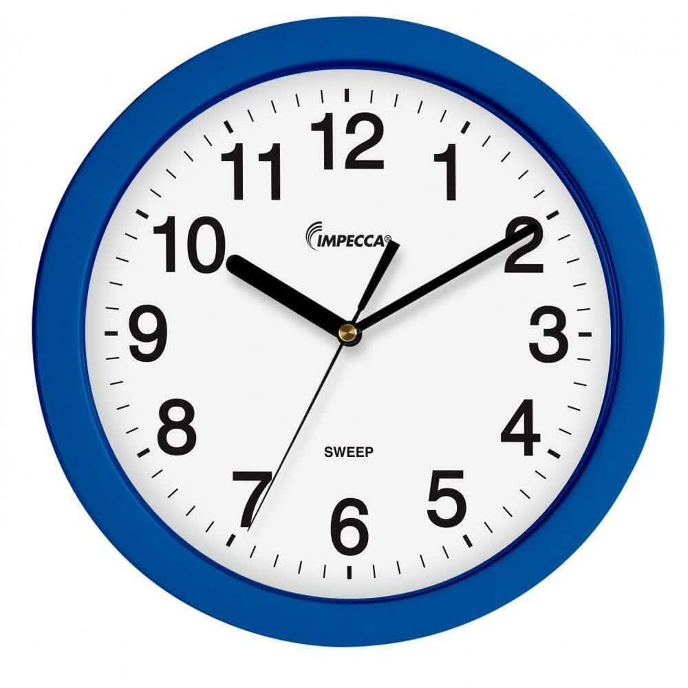 Impecca 10" Wall Clock, Silent Mov.