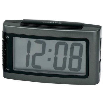 Impecca Battery Alarm Clock with Snooze