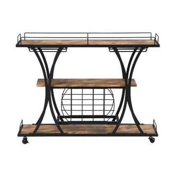 Industrial Bar Cart Kitchen Bar Service Cart