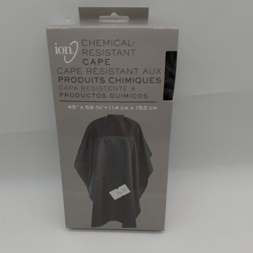 Ion Chemical-Resistant Cape 45" x 60" Black- NEW IN BOX