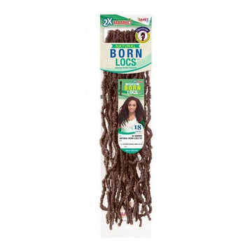 Janet Collection 2X Mambo Natural Born Locs, 18"