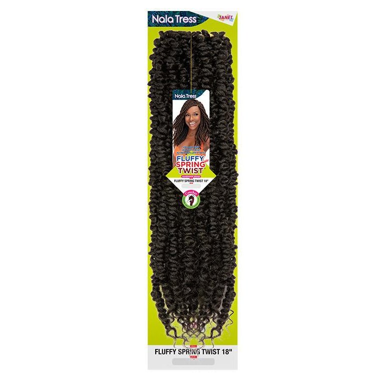 Janet Collection Nala Tress Fluffy Spring Twist, 18"