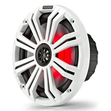 Kicker Pair 45KM84L 8" 600 Watt Marine Boat Waterproof Speakers (Refurbished)