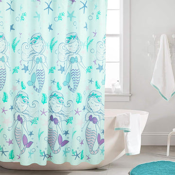 Kidz Mix Mystical Mermaid Shower Curtain