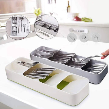 Kitchen Tableware Drawer Spoon Storage Box