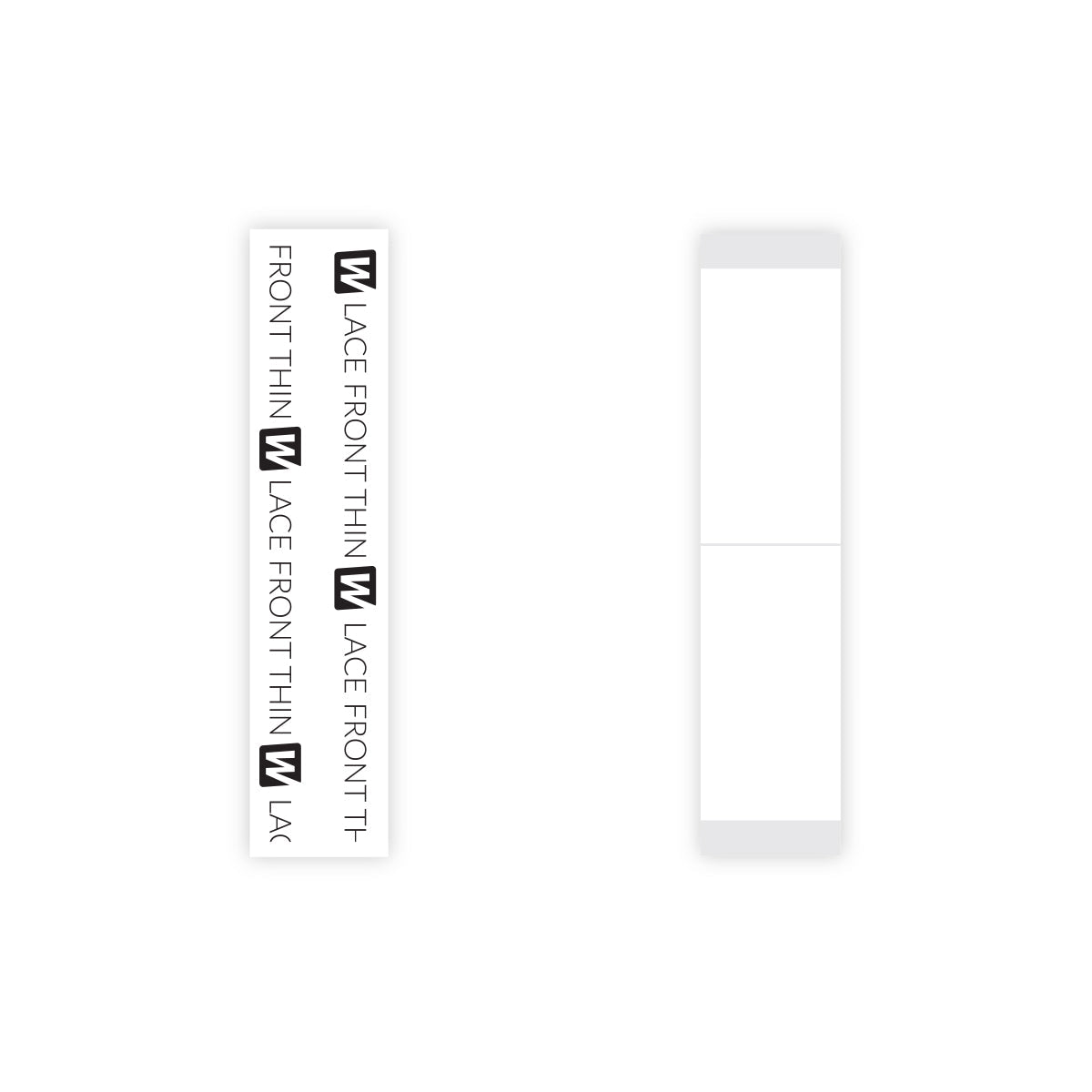 Lace  Front (Thin) Support Tape STRAIGHT STRIPS by Walker Tape
