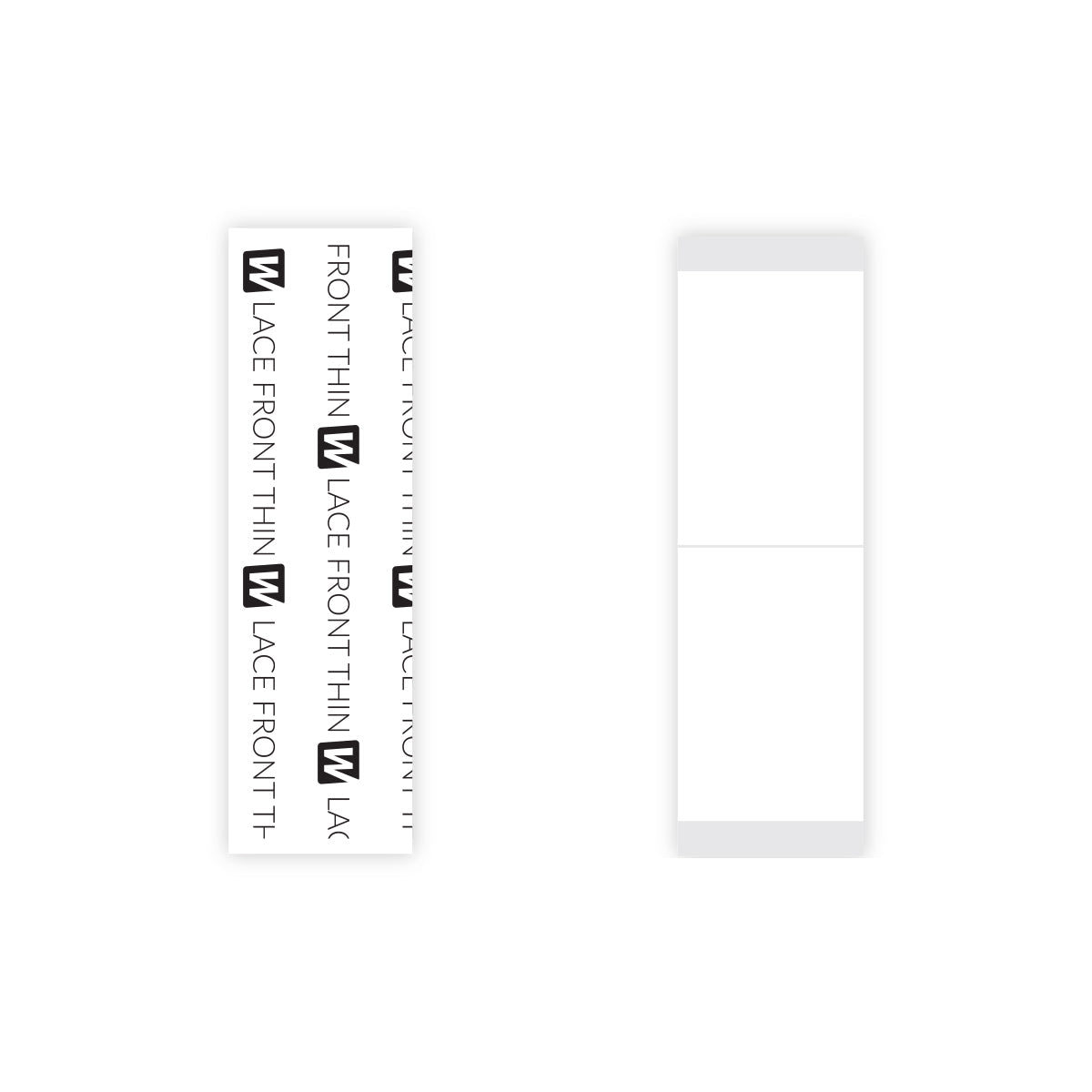 Lace  Front (Thin) Support Tape STRAIGHT STRIPS by Walker Tape