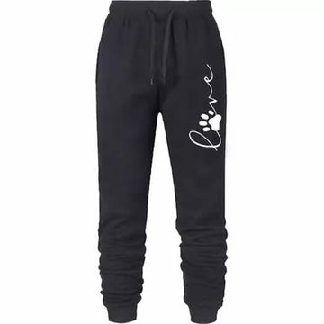 Leo Rosi Women's Love Dog Paw Print Joggers