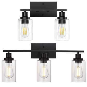 Light Wall Scone Lighting with Clear Glass