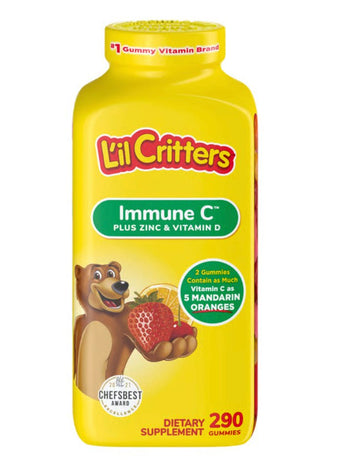 L'il Critters Immune C + Zinc & Vitamin D Gummies, 290 ct
