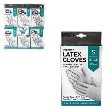 LQQKS LATEX GLOVE 8PC/PK
