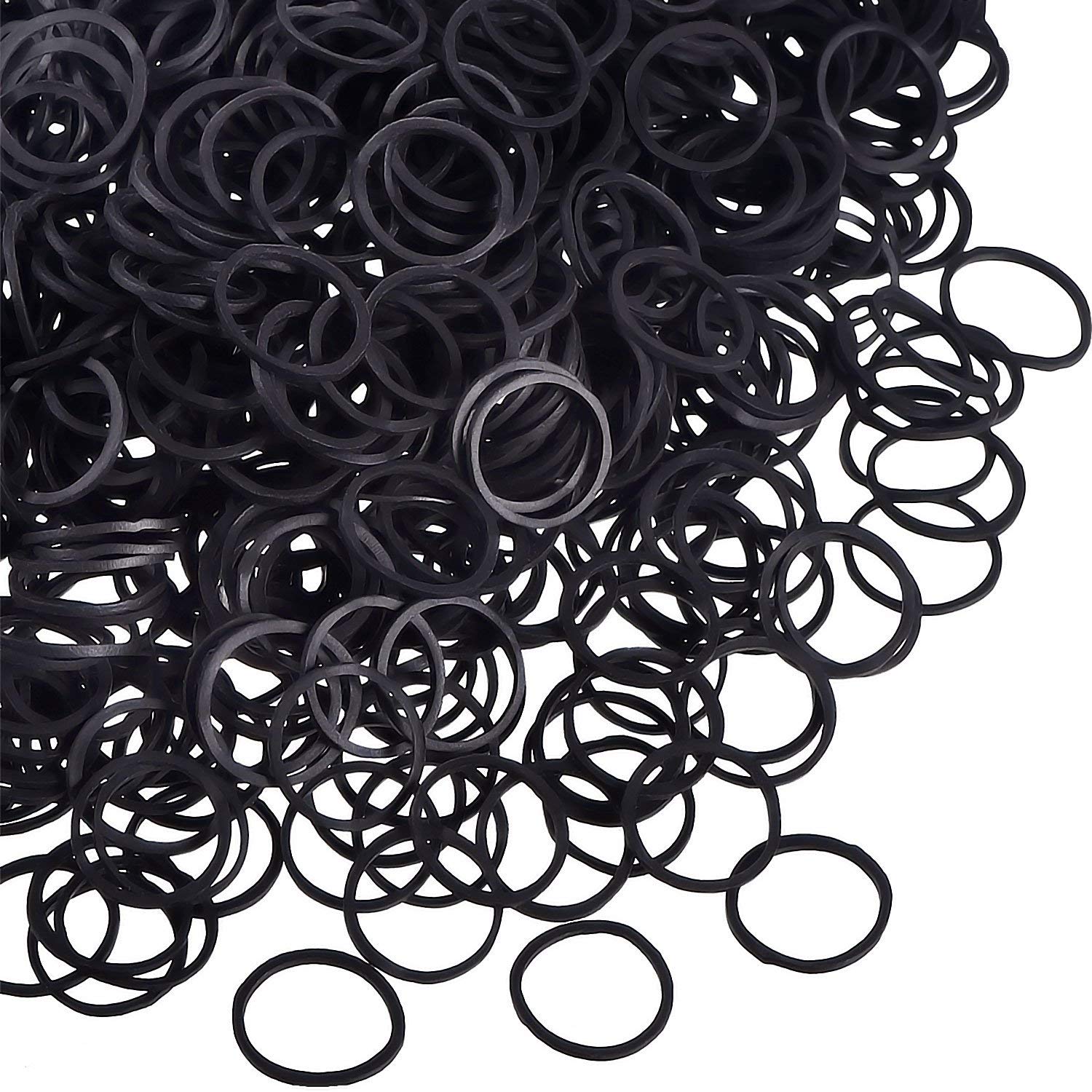 LQQKS PONYHOLDER BAND BLACK 500PC/PK