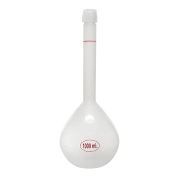 KIMAX 1000 mL Borosilicate Glass Volumetric Flasks, Class A, Pack of 6