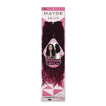 Mayde Beauty Braid 2X Passion Twist, 18"