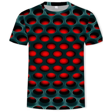 Men's Optical Illusion Plus Size Shirt