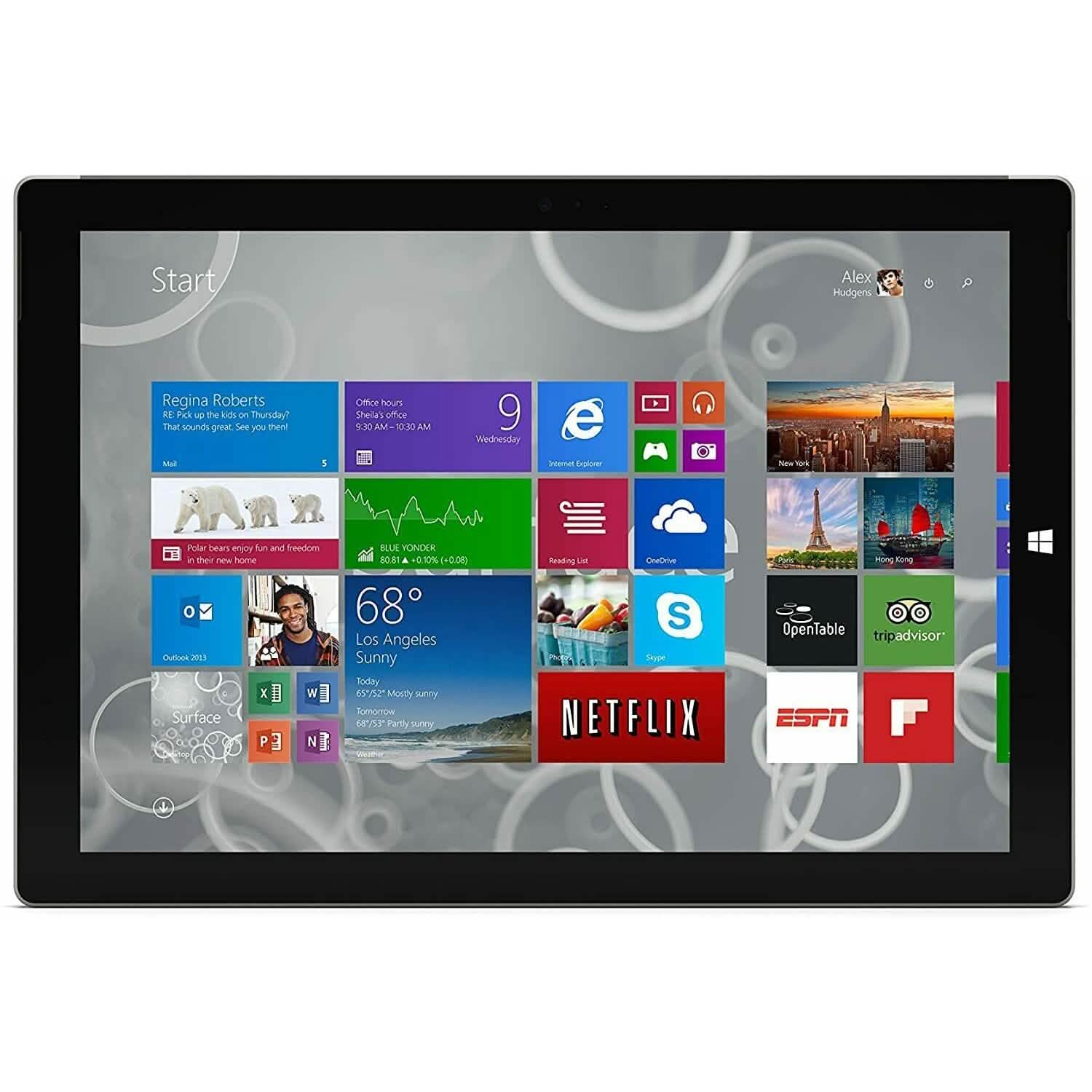 Microsoft Surface Pro 3 12.3" 4GB RAM 128GB SSD Silver MQ2-00001 (Refurbished)