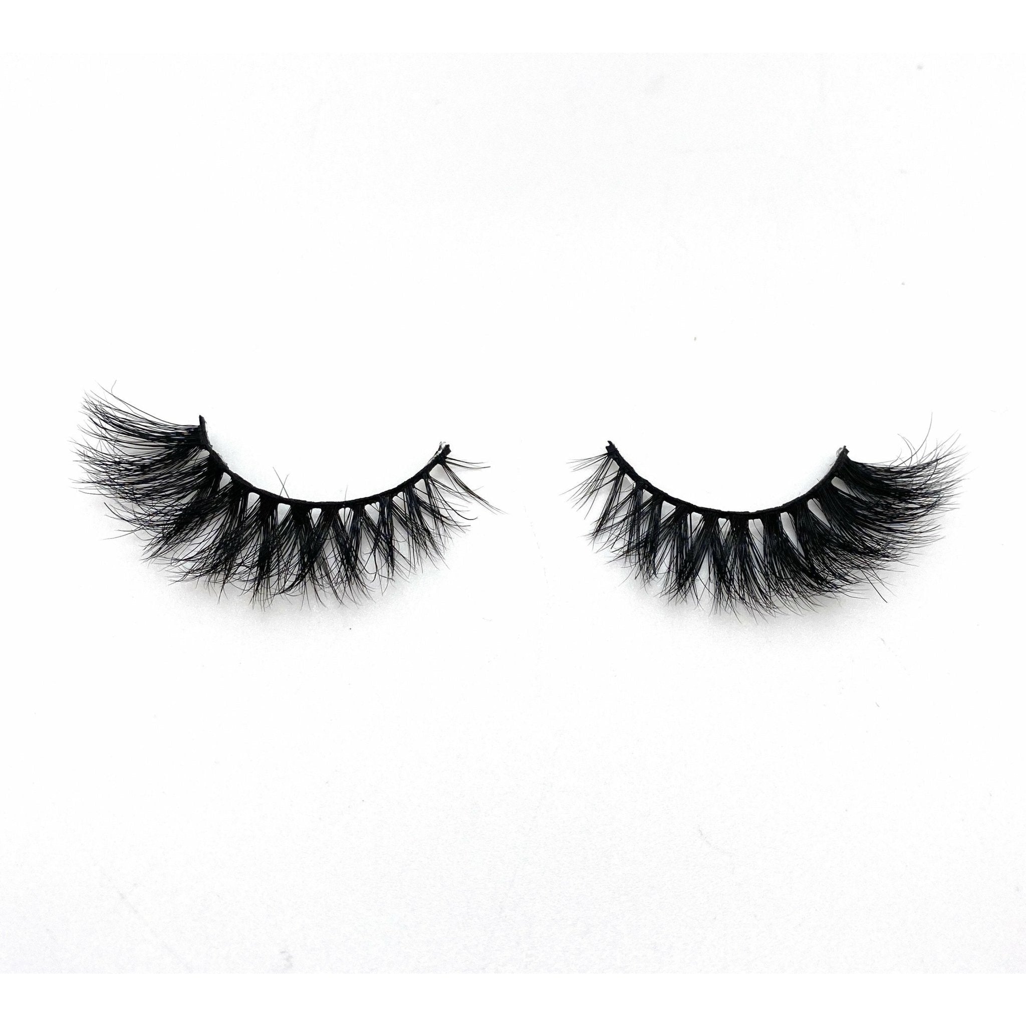 Mink Fur Eyelashes - Purple Box