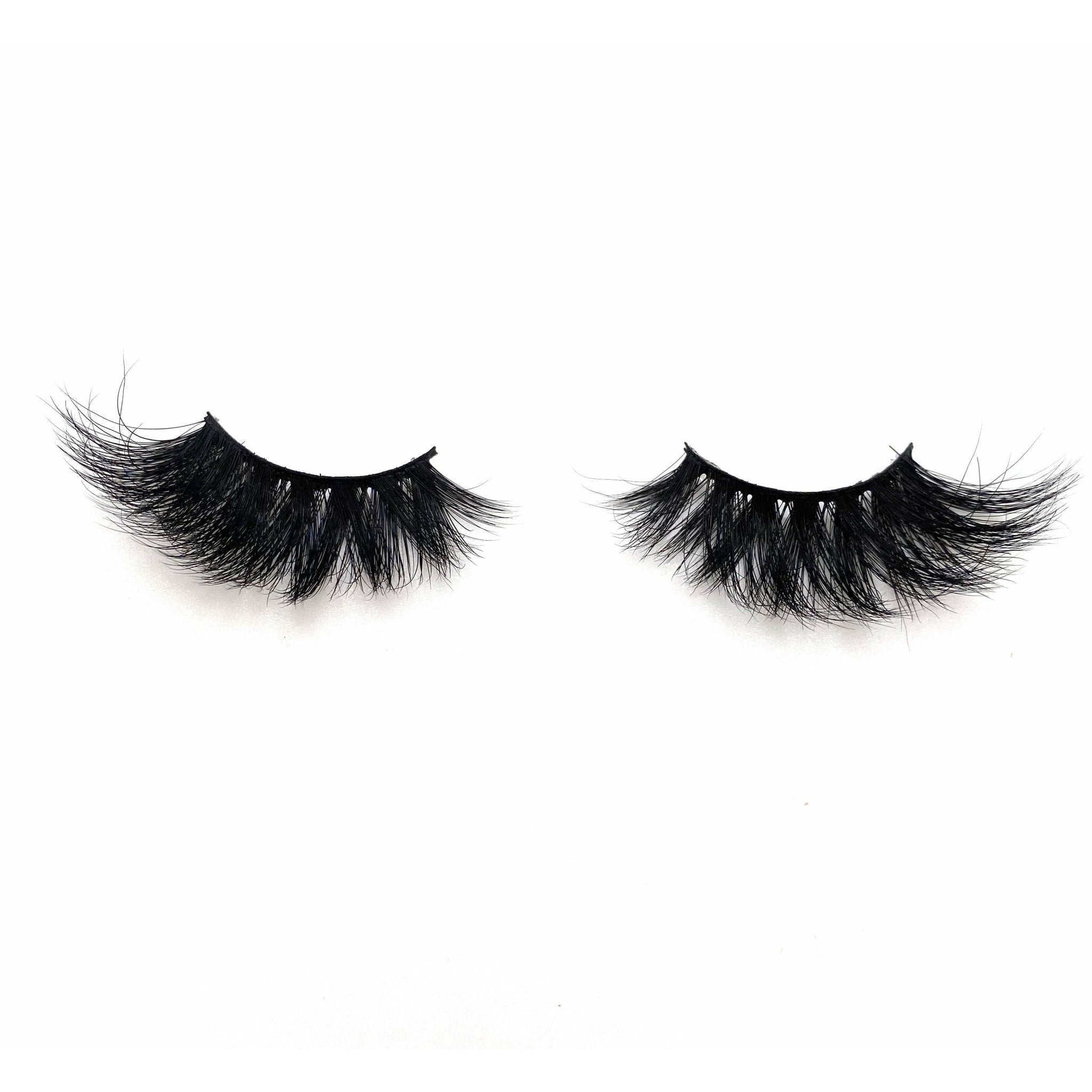 Mink Fur Eyelashes - Purple Box