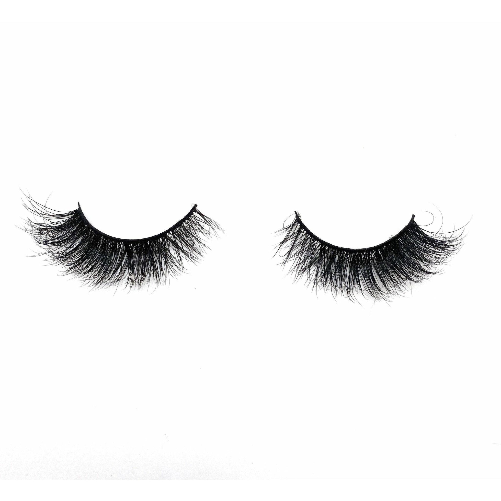 Mink Fur Eyelashes - Purple Box