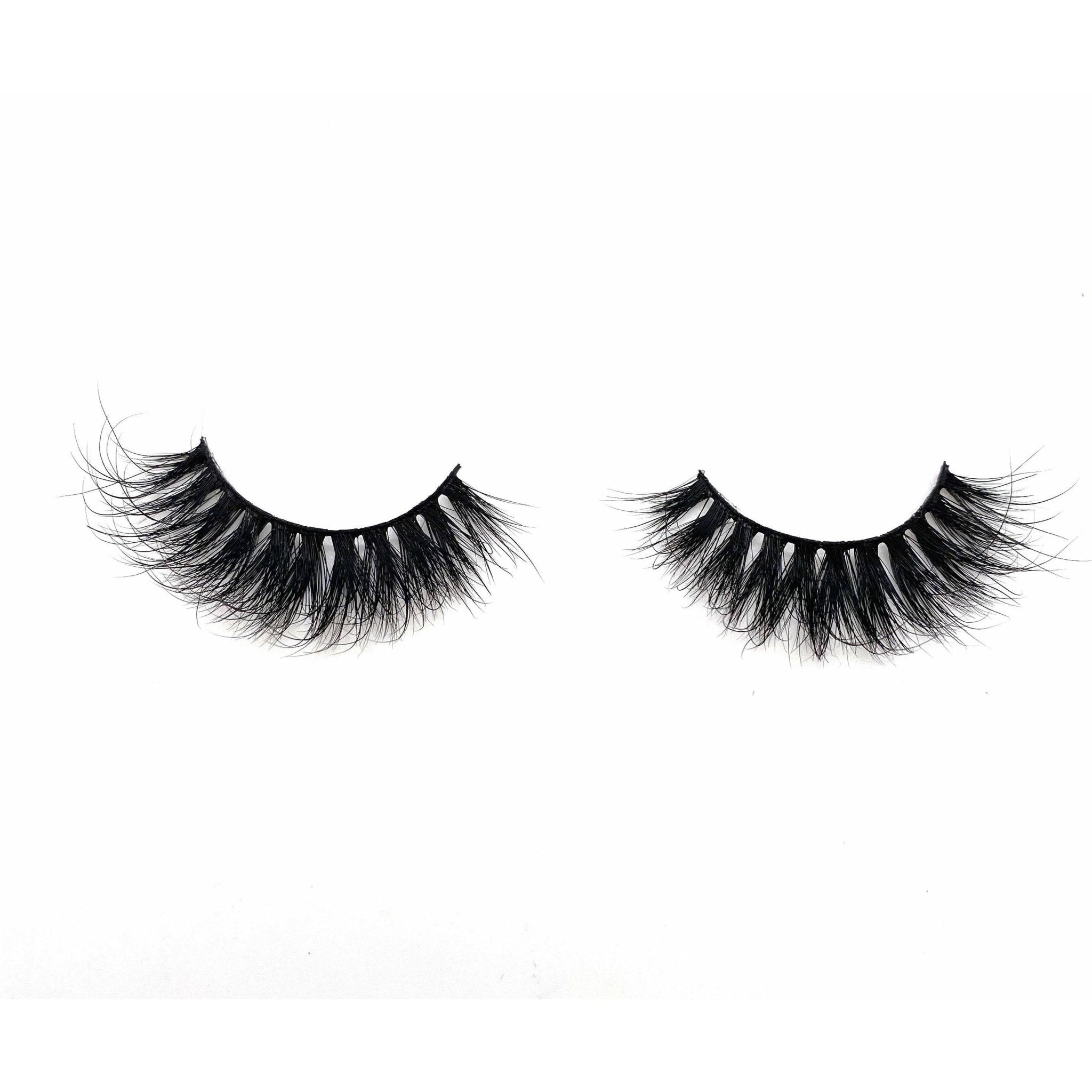 Mink Fur Eyelashes - Purple Box