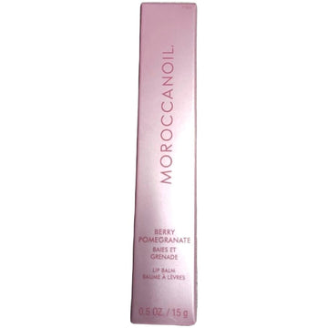 Moroccanoil Lip Balm Argan Butter + Peptide Lip Treatment 0.5 oz - Berry Pomegranate