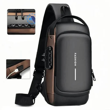 Multi-functional Trendy Sling Bag with Password Lock