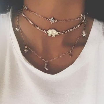 Multi-layer Necklace Clavicle Chain