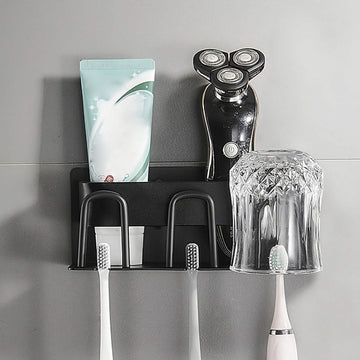 Multifunctional Toothbrush Holder Rack Organizer