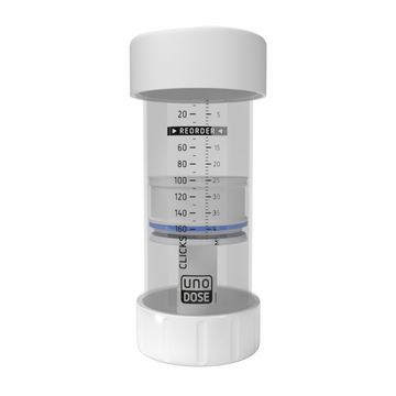 Unidose Metered-Dose Topical Applicators, White, 42 mL (Pack of 25)
