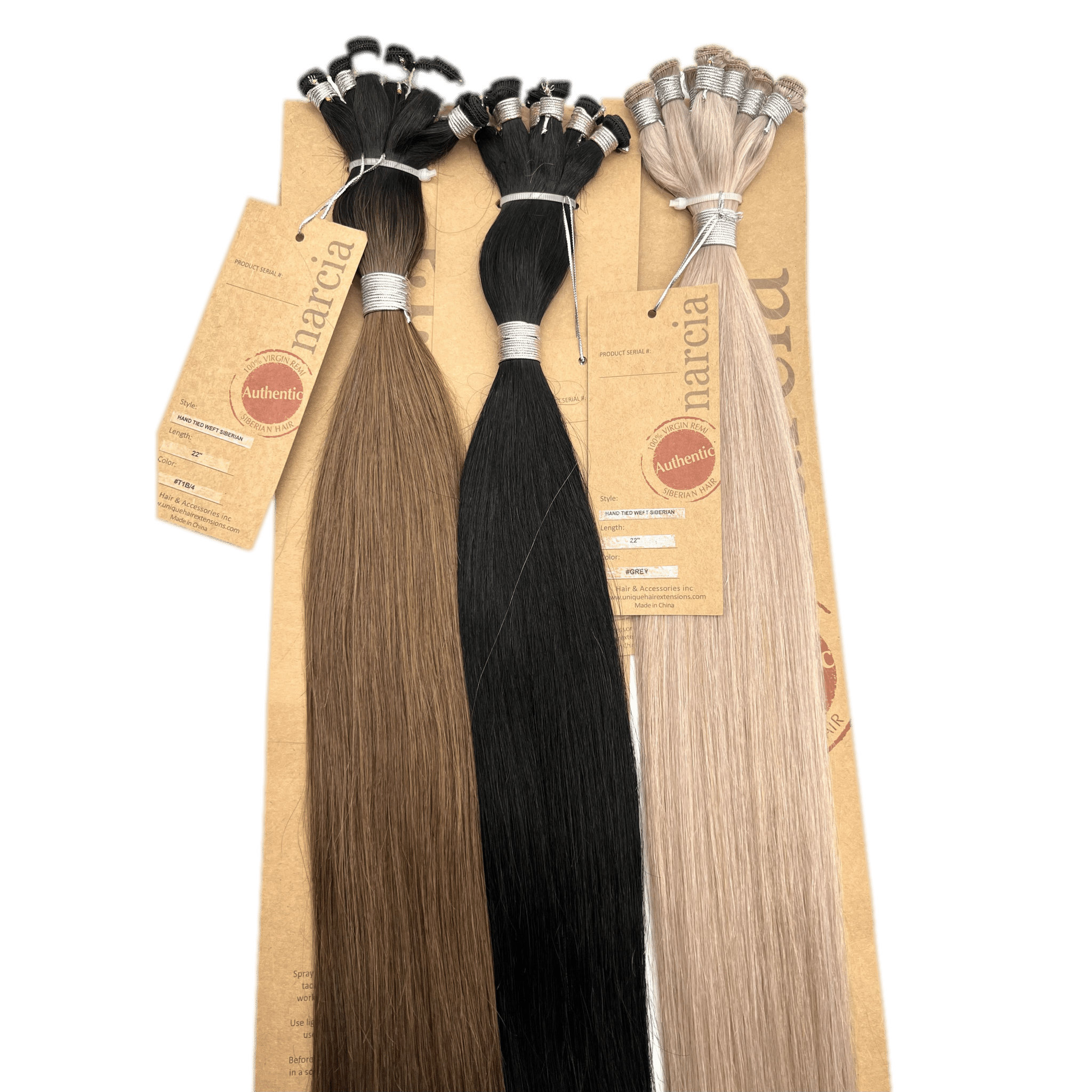 Narcia Remy Siberian -Hand Tied Weft 22''(100g)