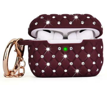 CAGOS AirPods Pro Case Bling Crystal Sparkle Protective Cover Cute