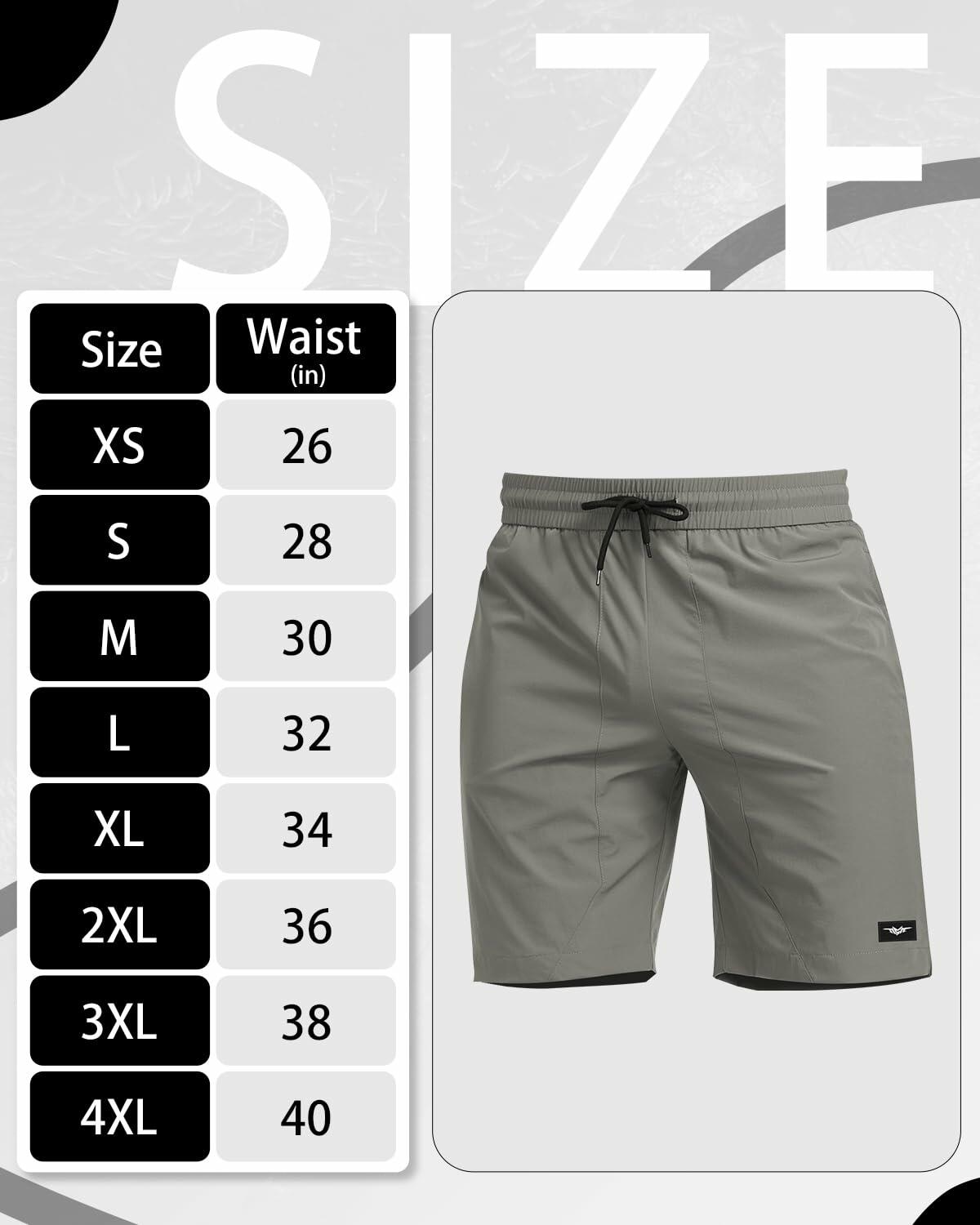 Seaskin Mens Quick Dry Swim Trunks Board Shorts Gray Size XS