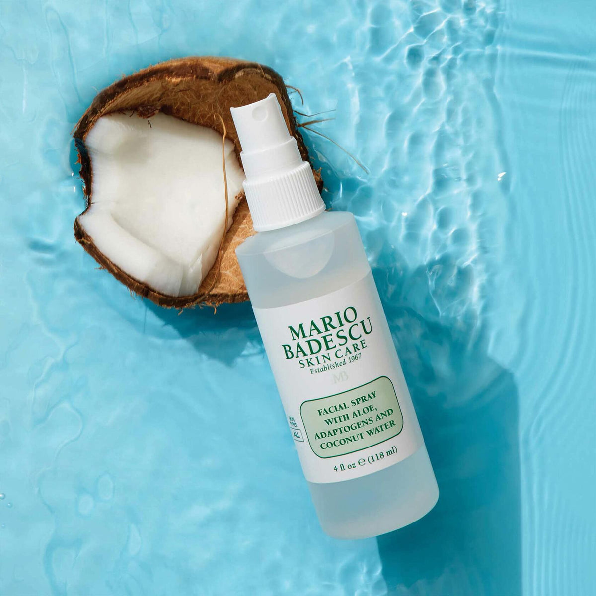 Mario Badescu Facial Spray Aloe Coconut Water Setting Refreshing 4oz New