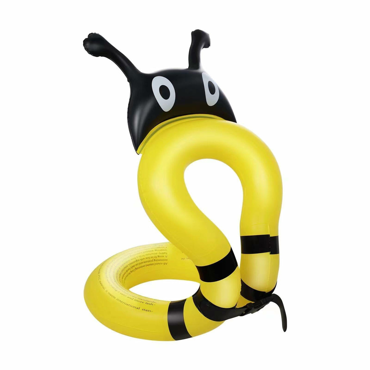 Jioqoti Kids Swim Vest Adjustable Buckle Yellow 30-50 lbs Size L