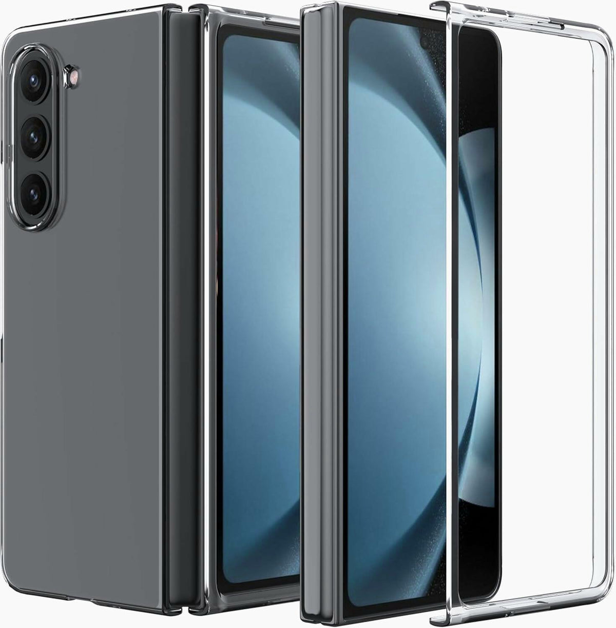Clear Case Samsung Galaxy Z Fold 6 Ultra-thin Transparent Hard PC Cover