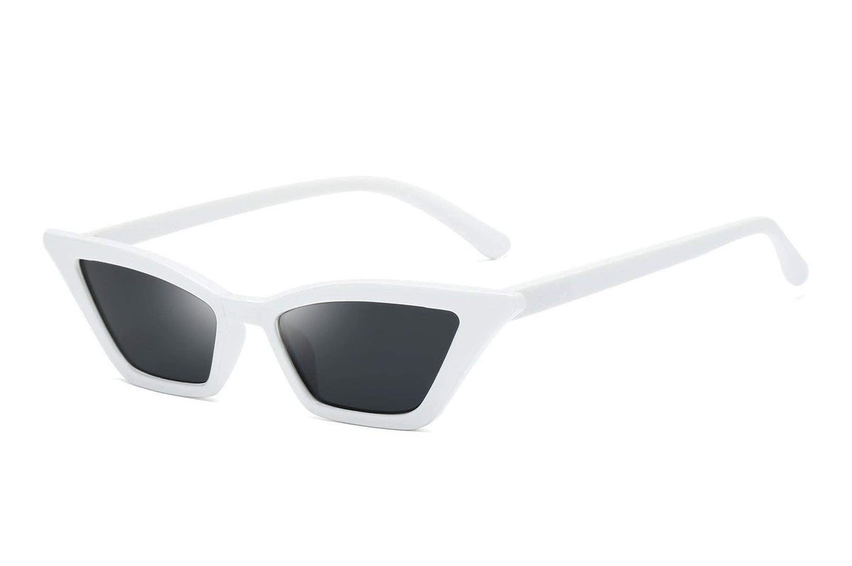 FEISEDY B2291 Cat Eye Sunglasses Women Vintage Small Square Shade Eyewear