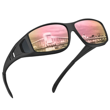 Tnnaiko Aviator Polarized Sunglasses for Men - UV Protection, Stylish