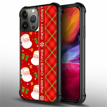 ZHEGAILIAN iPhone 15 Pro Max Case Military-Grade Shockproof Santa Claus